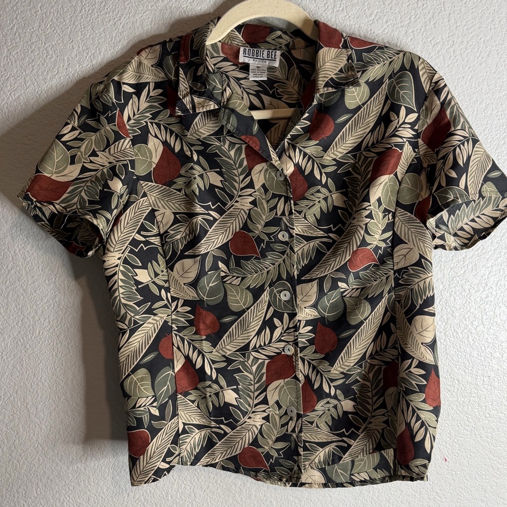 Vintage Robbie Bee Tropical Top size 8P